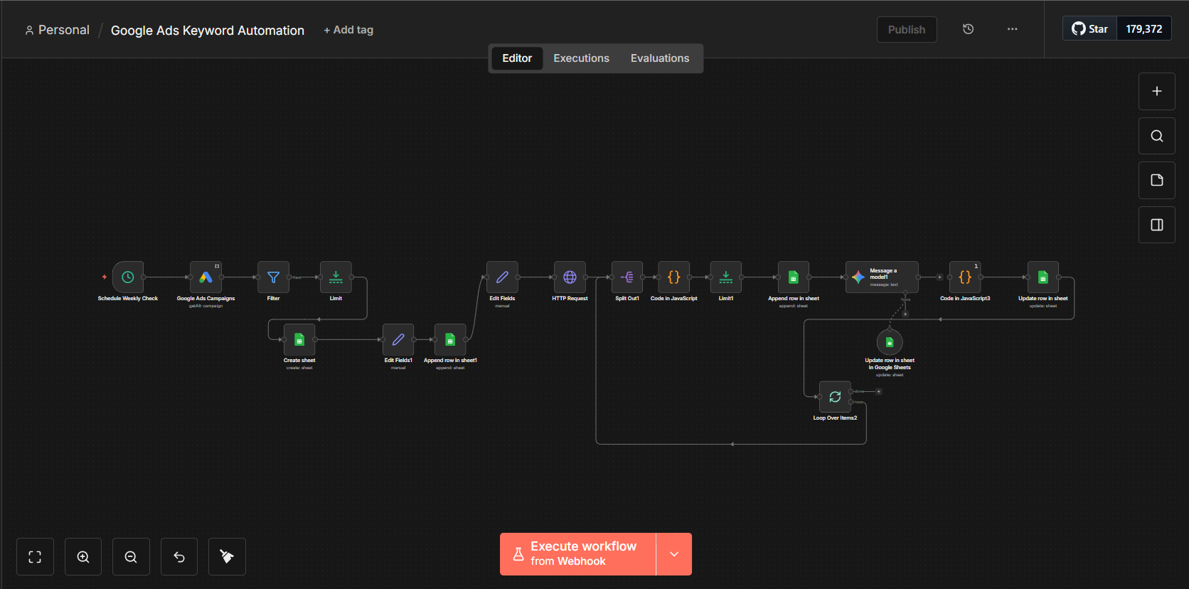 Google Ads Keyword Automation
